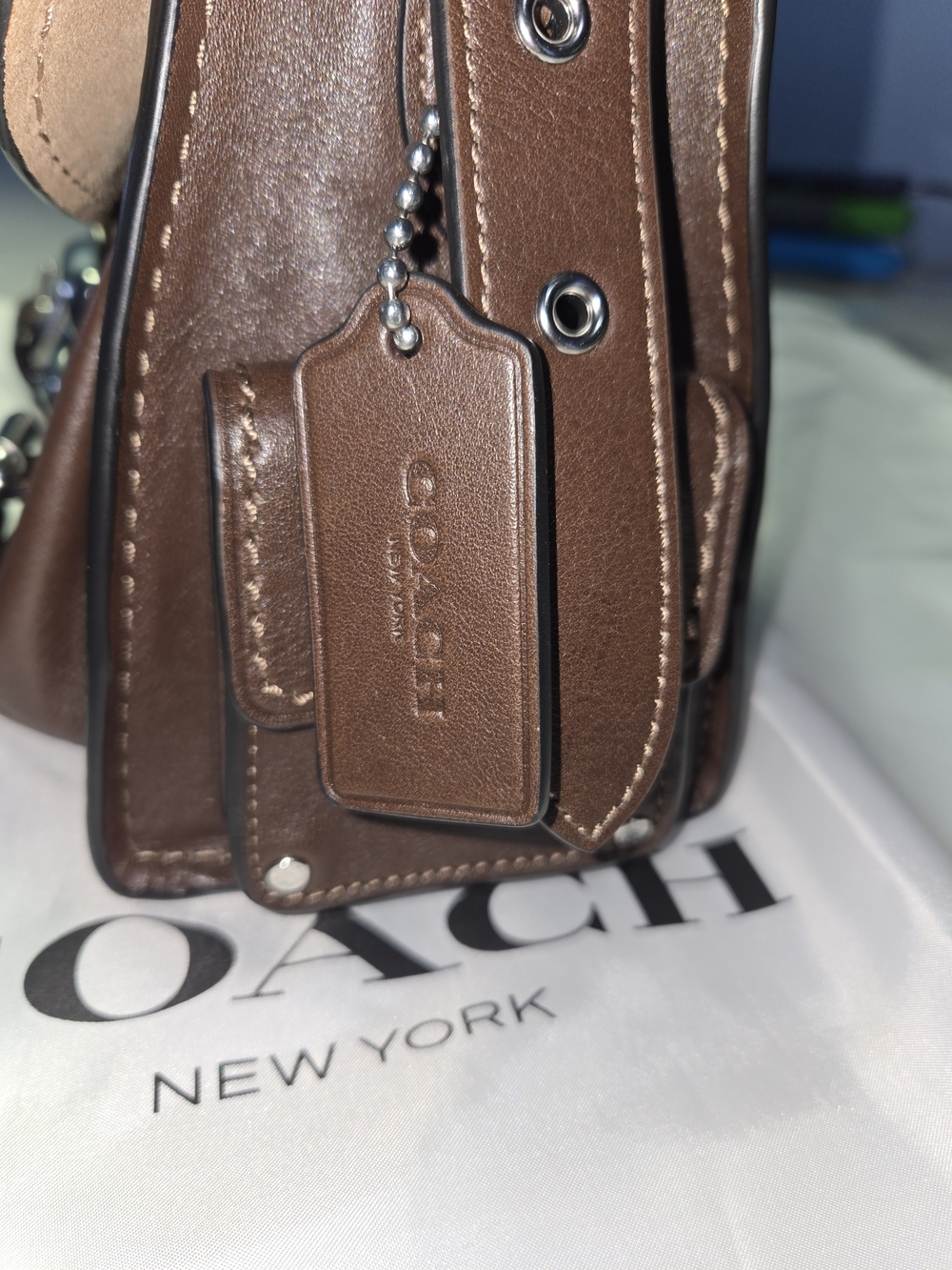 Coach Western Tabby Shoulder Bag - Maple - Picture 6 of 13